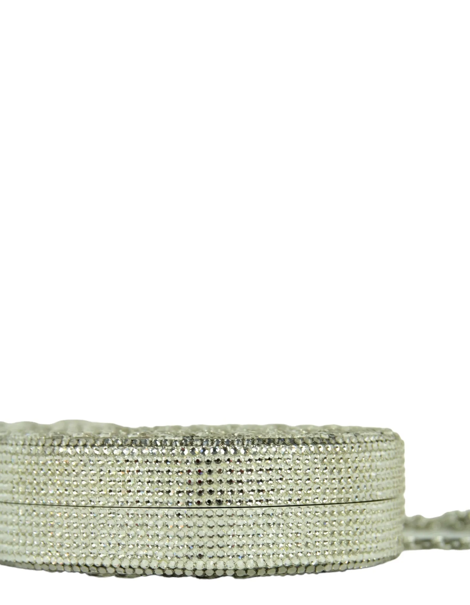 Judith Leiber Crystal Angel Wing Minaudiere Clutch Bag