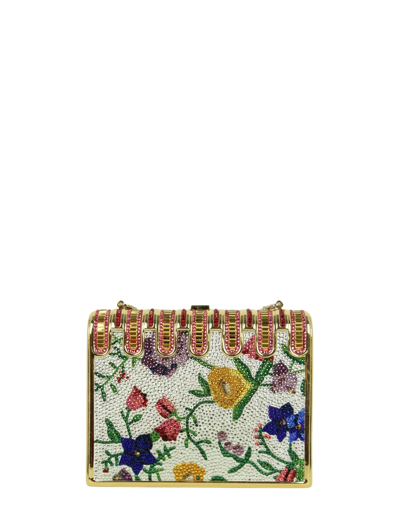 Judith Leiber Crystal Boss Lady Book Minaudiere Clutch