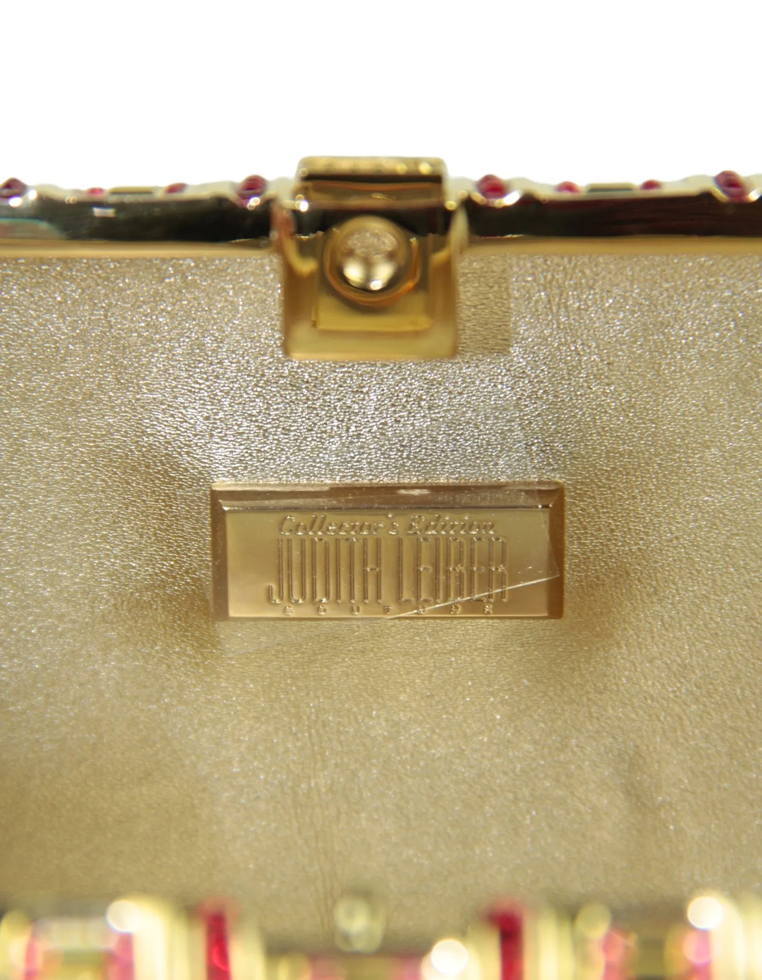 Judith Leiber Crystal Boss Lady Book Minaudiere Clutch