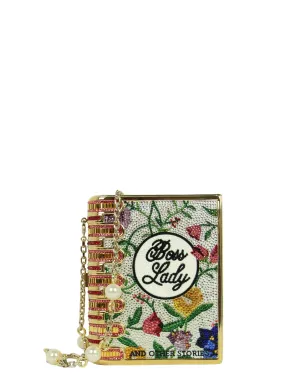 Judith Leiber Crystal Boss Lady Book Minaudiere Clutch