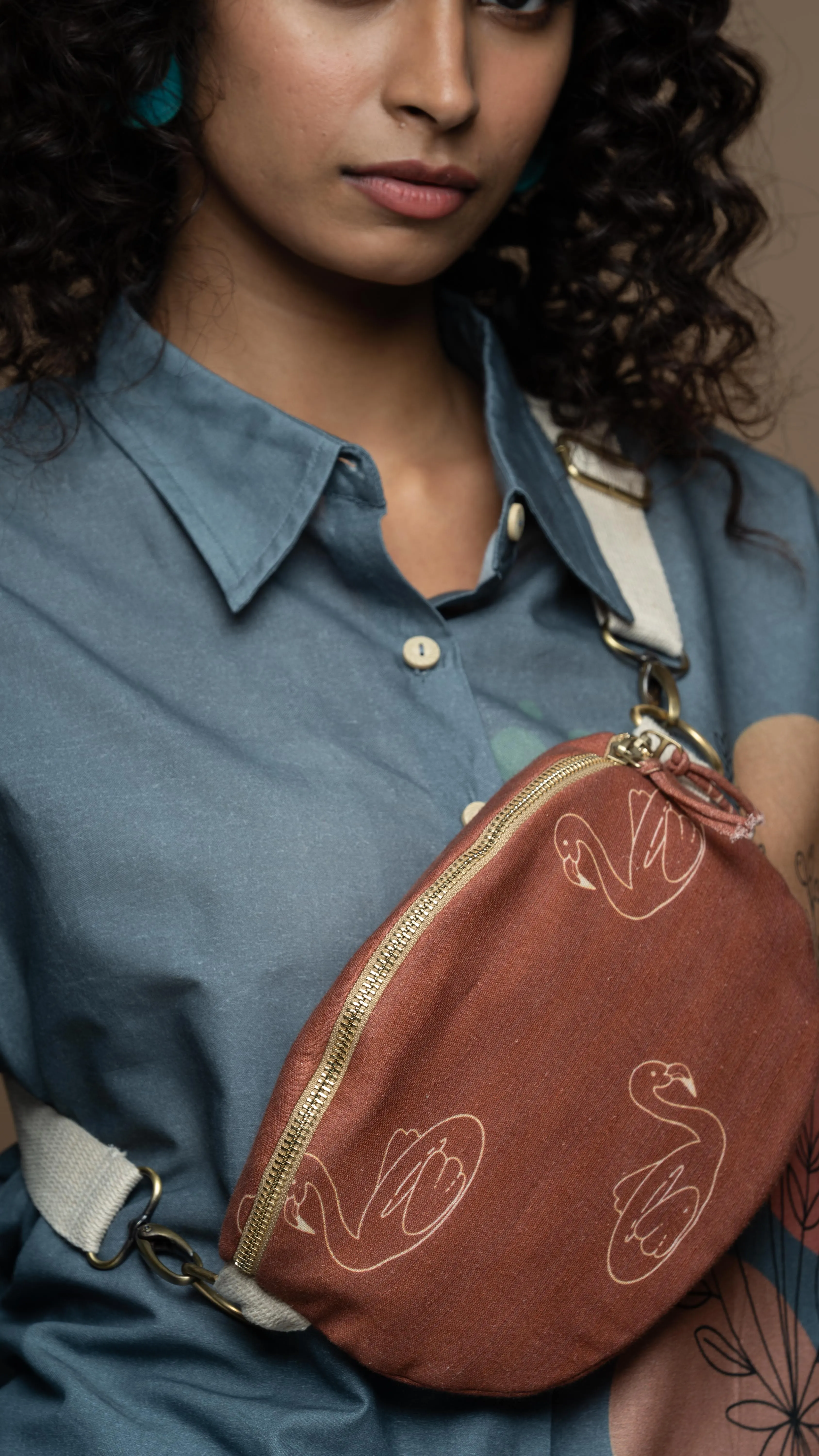 Keep Floating - Muted Rust Bum Bag