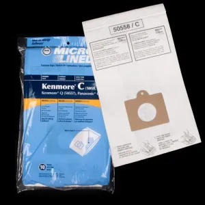 Kenmore/ Panasonic Paper Bag Type "C", "Q"