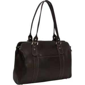 LADIES BUCKLE LAPTOP TOTE