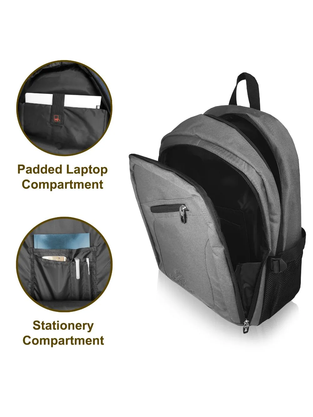 Laptop Backpack, Waterproof Book Bag for Work, Uni and School - RL44