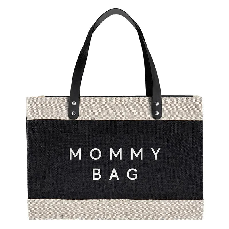 Large Black Market Tote | Mommy Bag