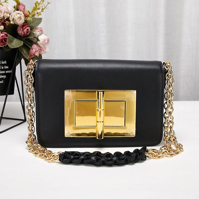 large-capacity leather shoulder bag