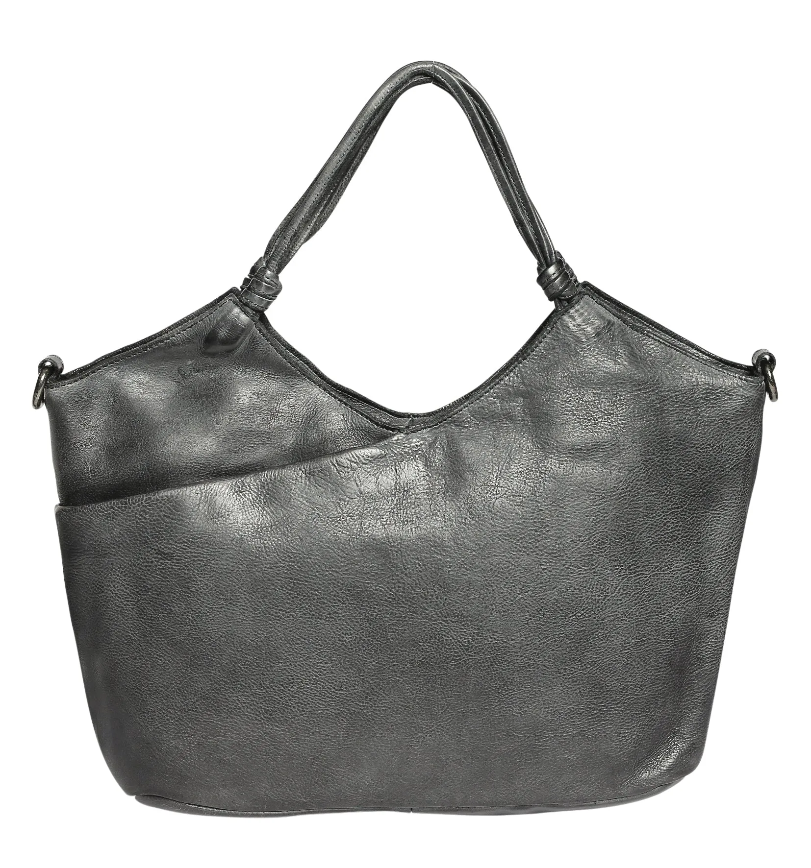 Leather handbag  (7777)
