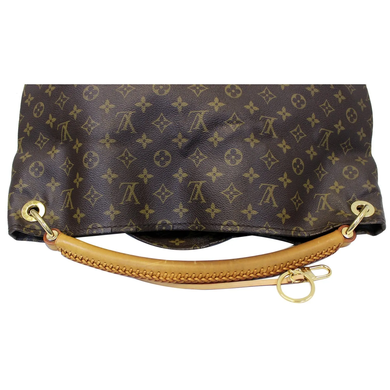 LOUIS VUITTON Artsy GM Monogram Canvas Hobo Shoulder Bag Brown