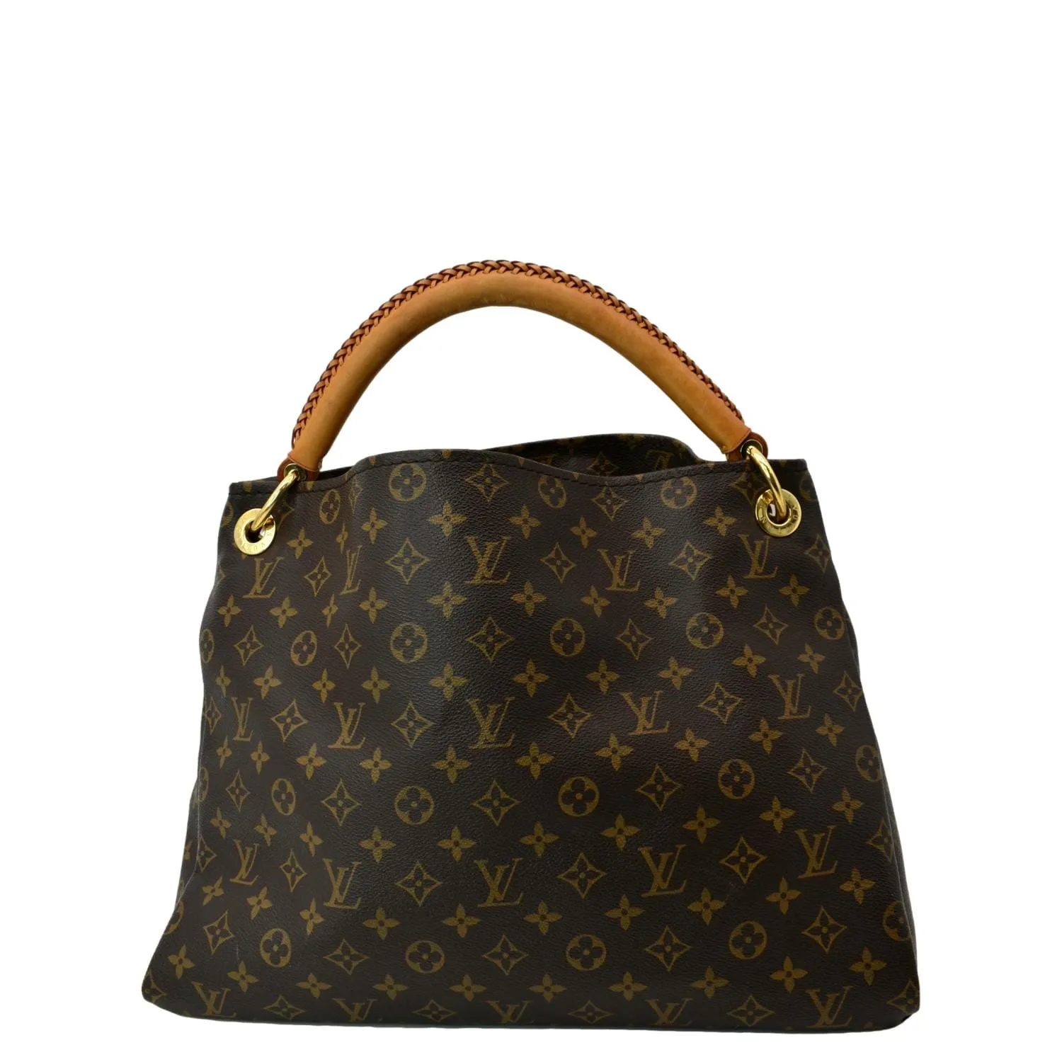 LOUIS VUITTON  Artsy MM Monogram Canvas Hobo Bag Brown