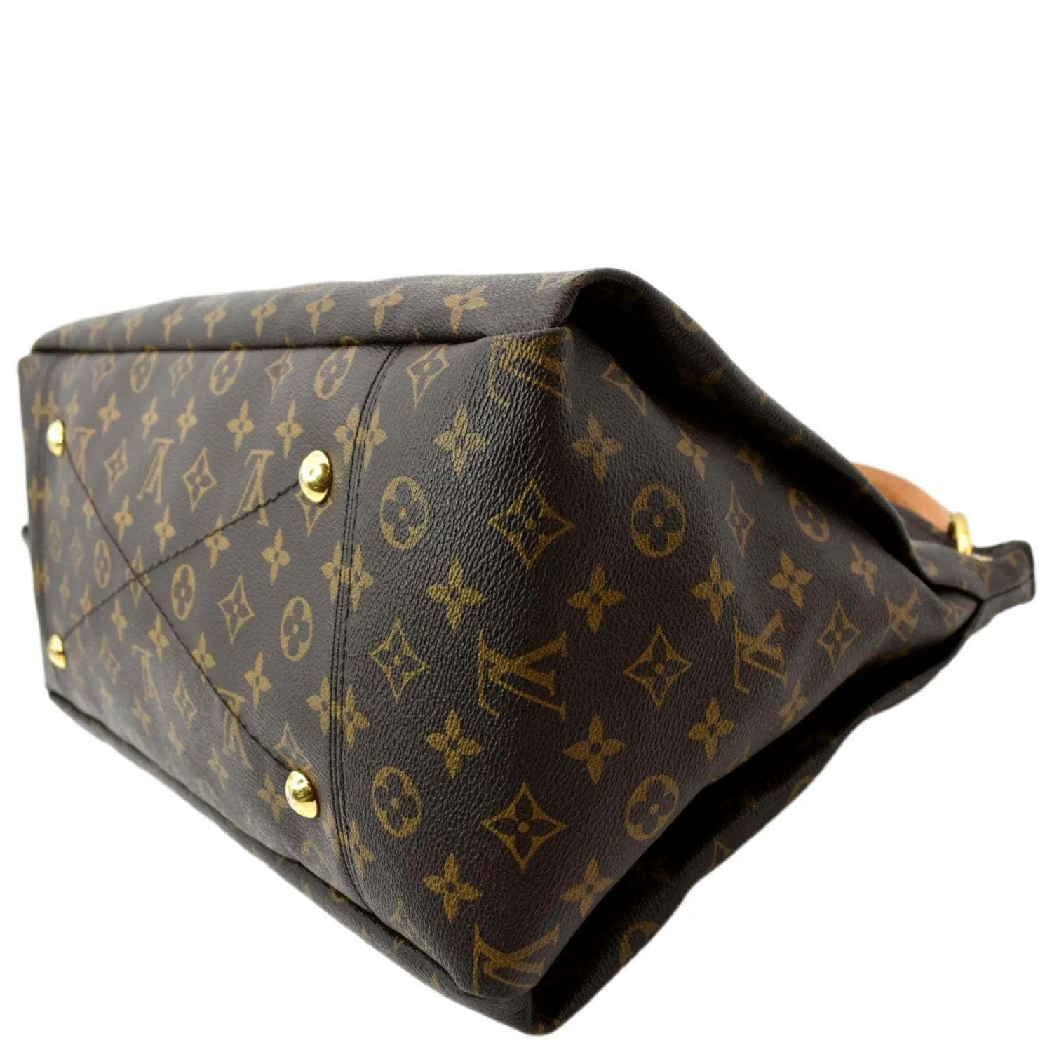 LOUIS VUITTON  Artsy MM Monogram Canvas Hobo Bag Brown