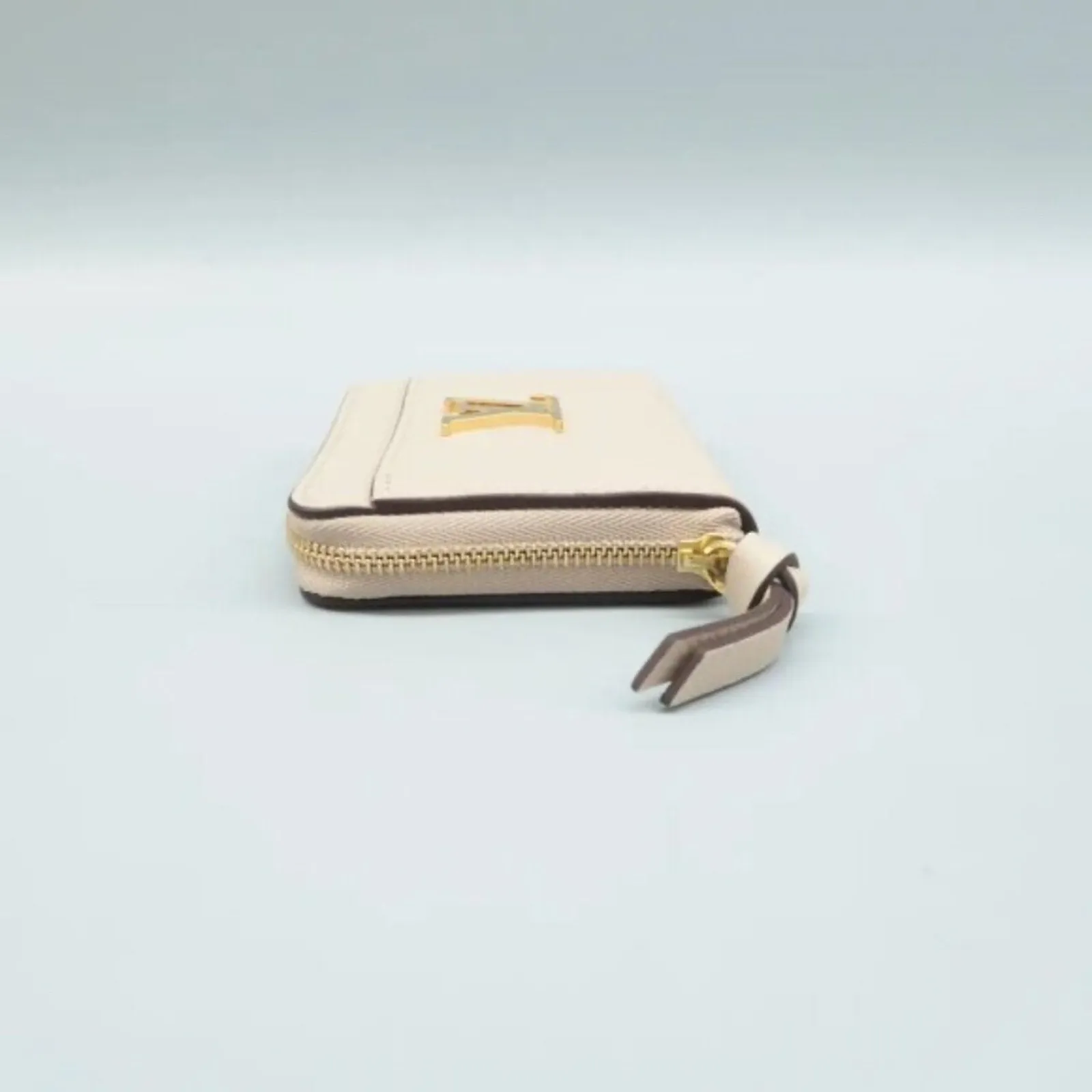 Louis Vuitton Beige Leather Wallet