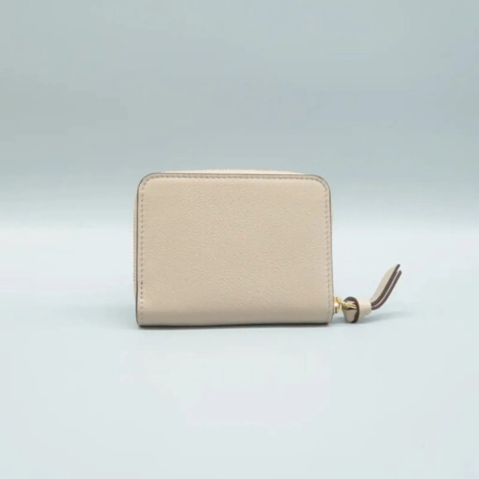 Louis Vuitton Beige Leather Wallet