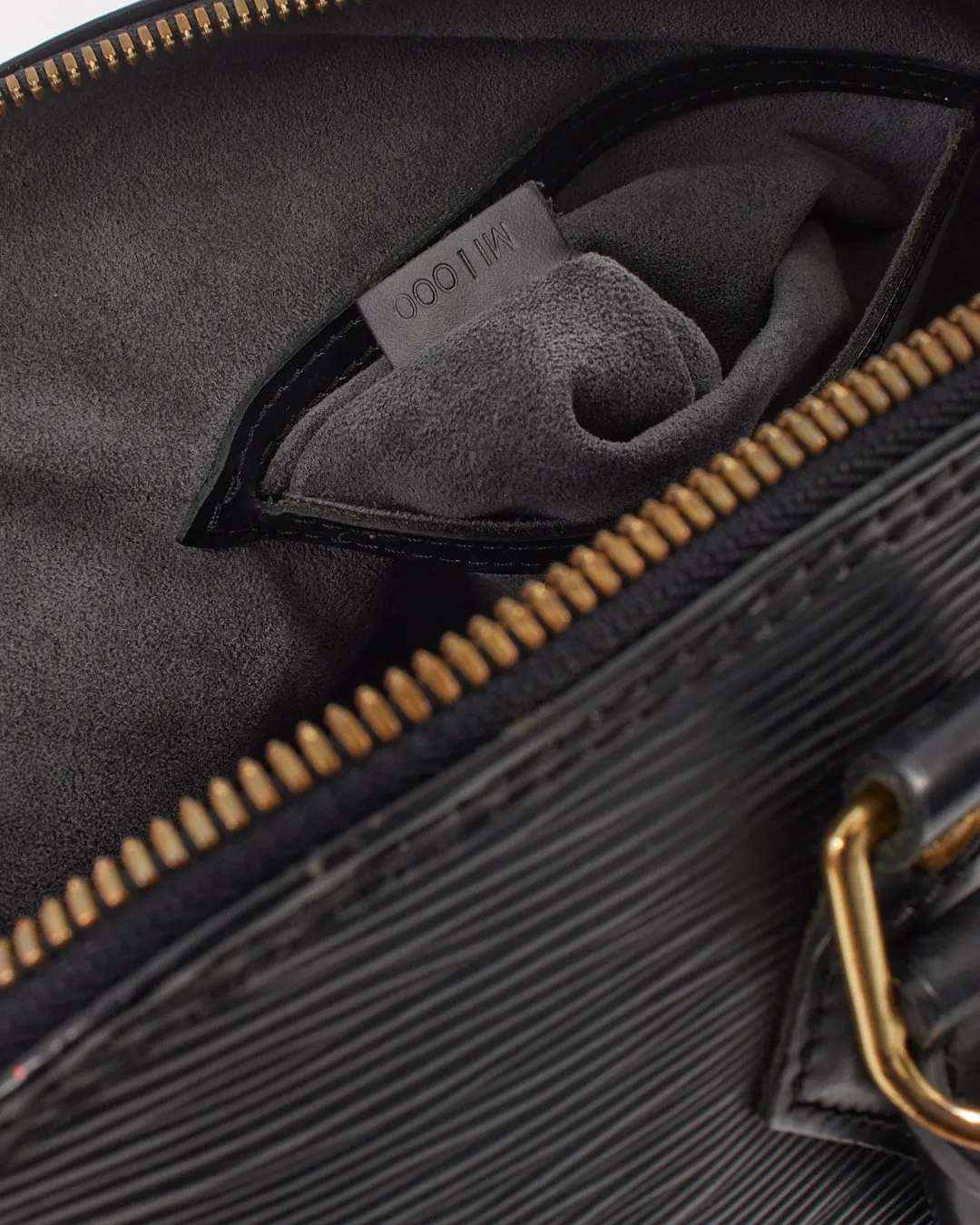 Louis Vuitton Black Epi Alma PM