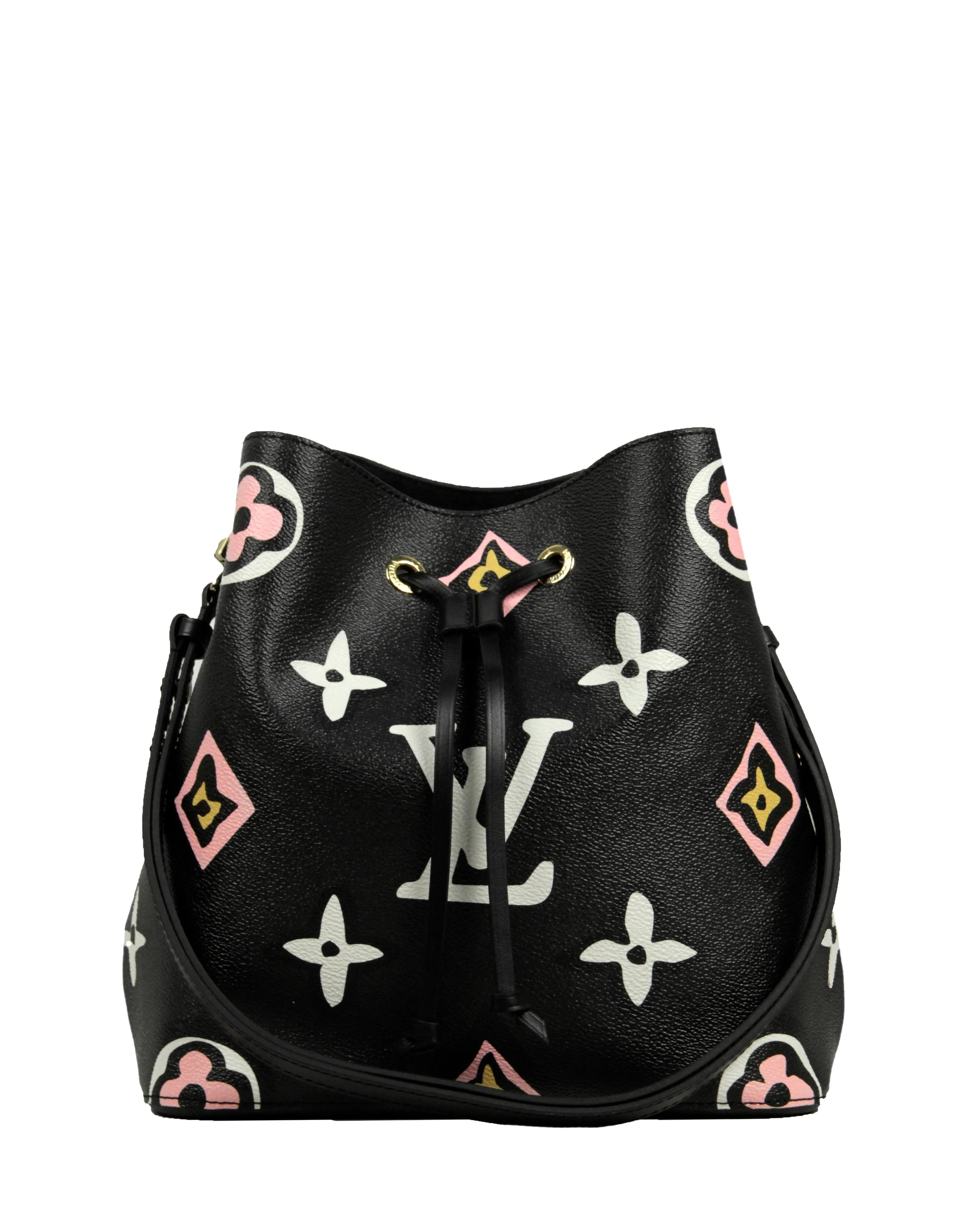 Louis Vuitton Black Monogram Giant Wild at Heart Neonoe MM Bag
