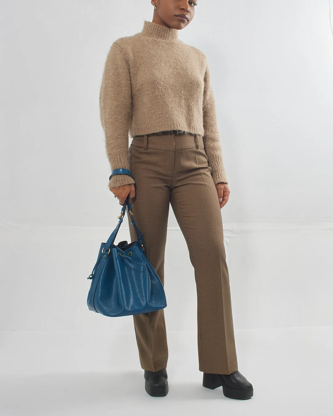Louis Vuitton Blue Epi Leather Noe Bag