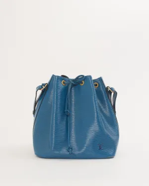 Louis Vuitton Blue Epi Leather Noe Bag