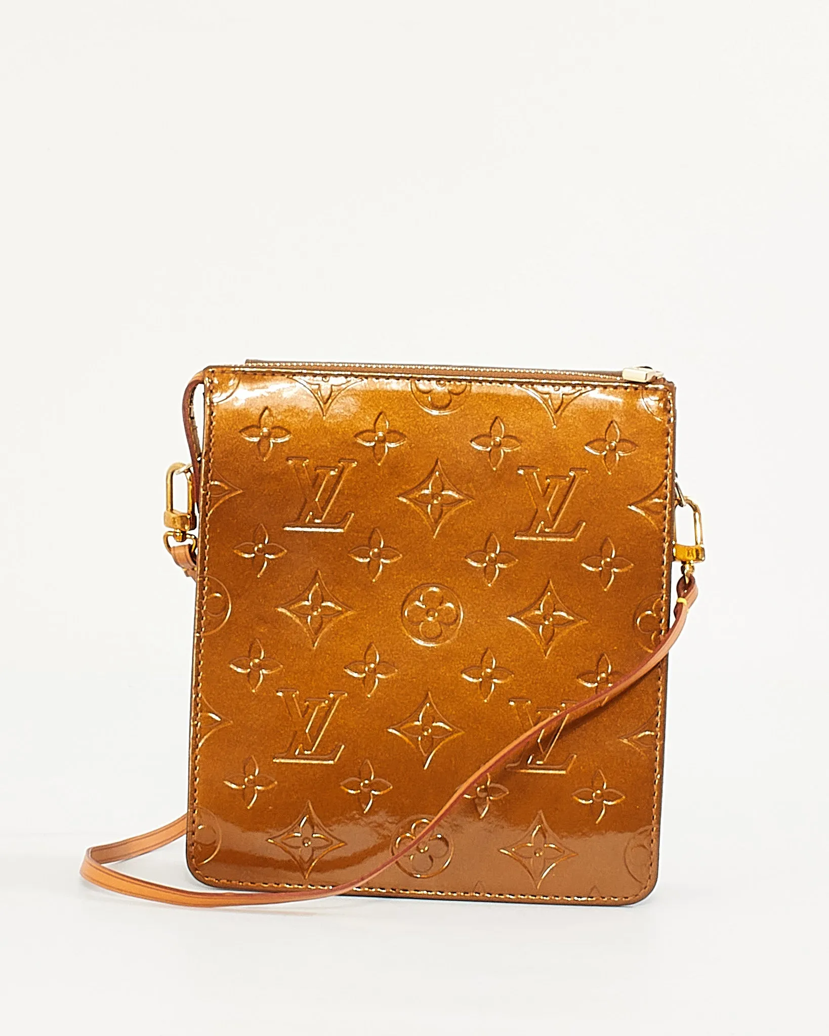 Louis Vuitton Bronze Monogram Vernis Motte Shoulder Bag