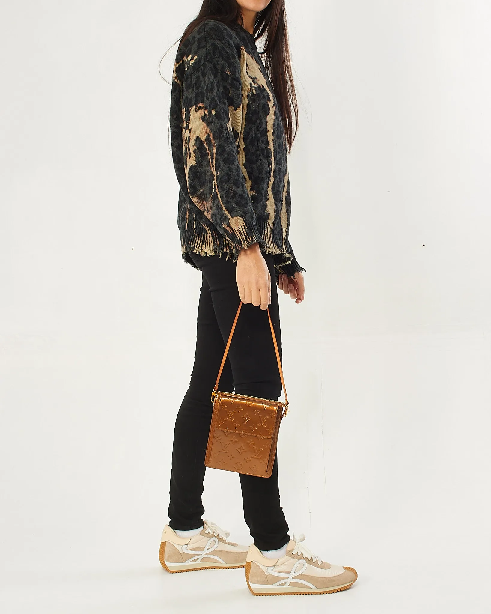 Louis Vuitton Bronze Monogram Vernis Motte Shoulder Bag