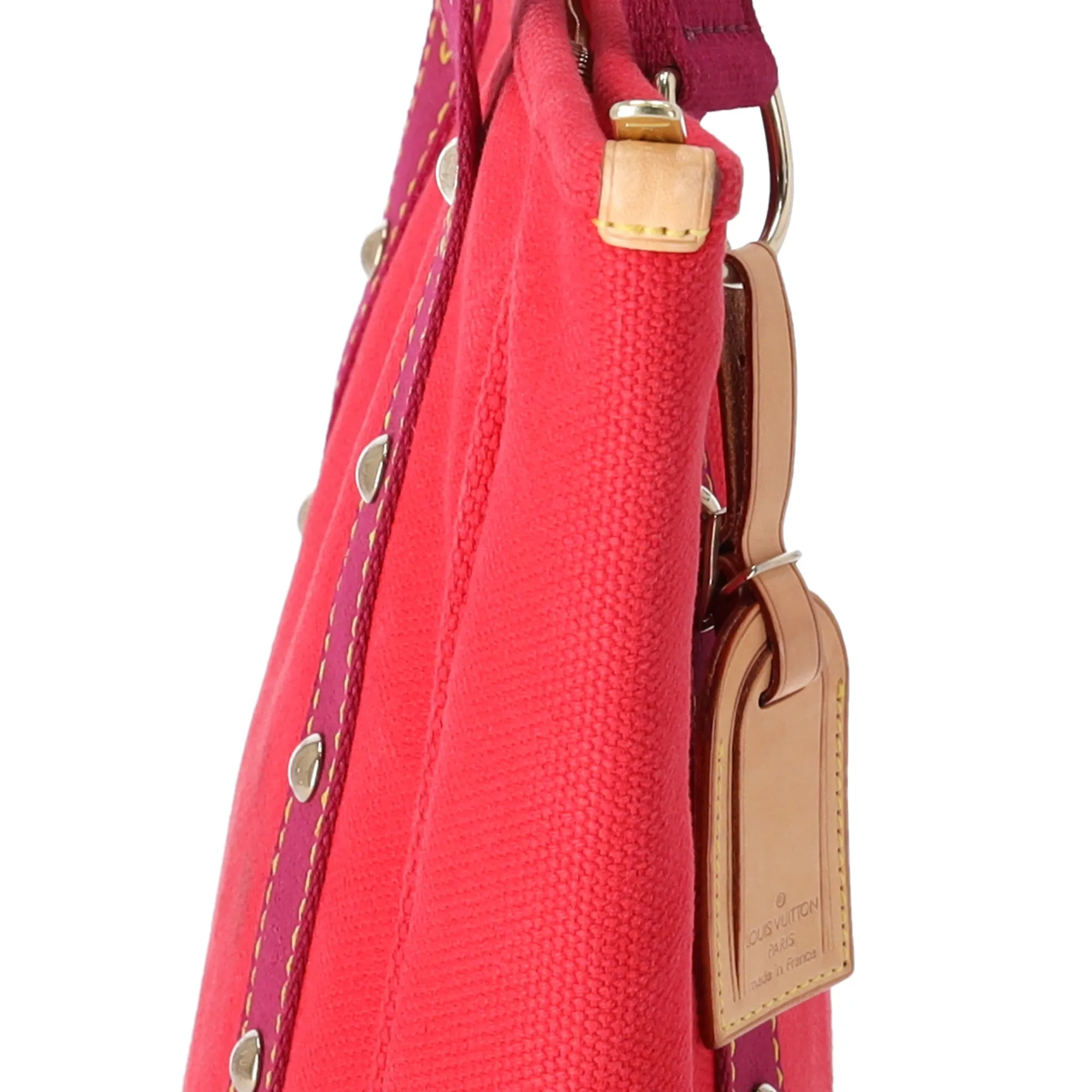 Louis Vuitton Cabas MM Antigua Tote Bag M40034 Red Rouge Canvas