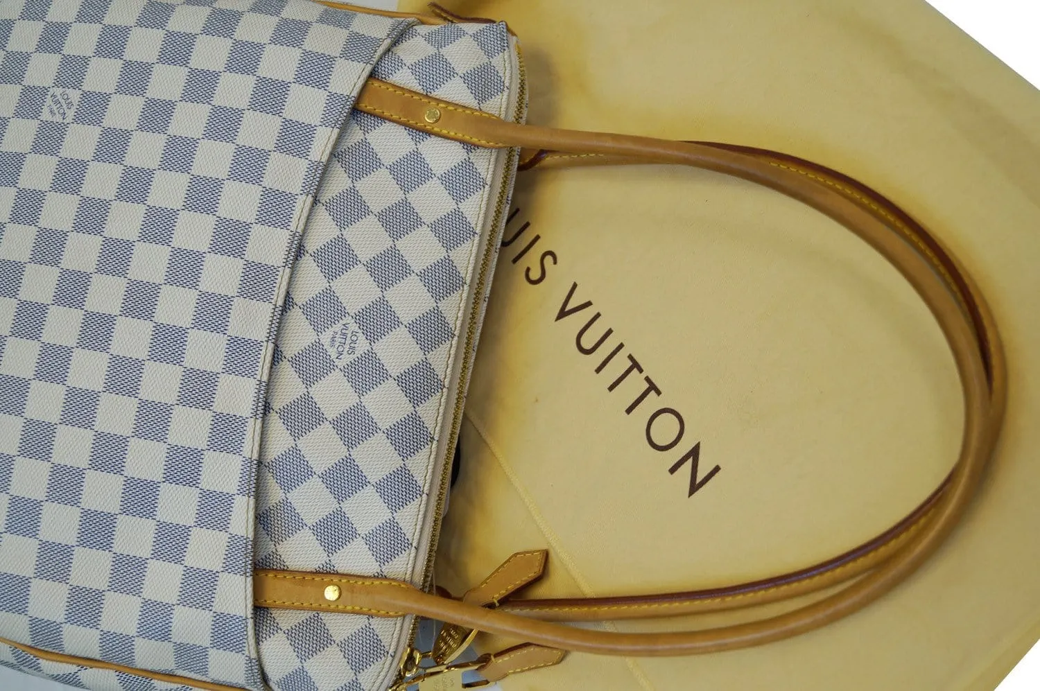 LOUIS VUITTON Damier Azur Figheri PM bag