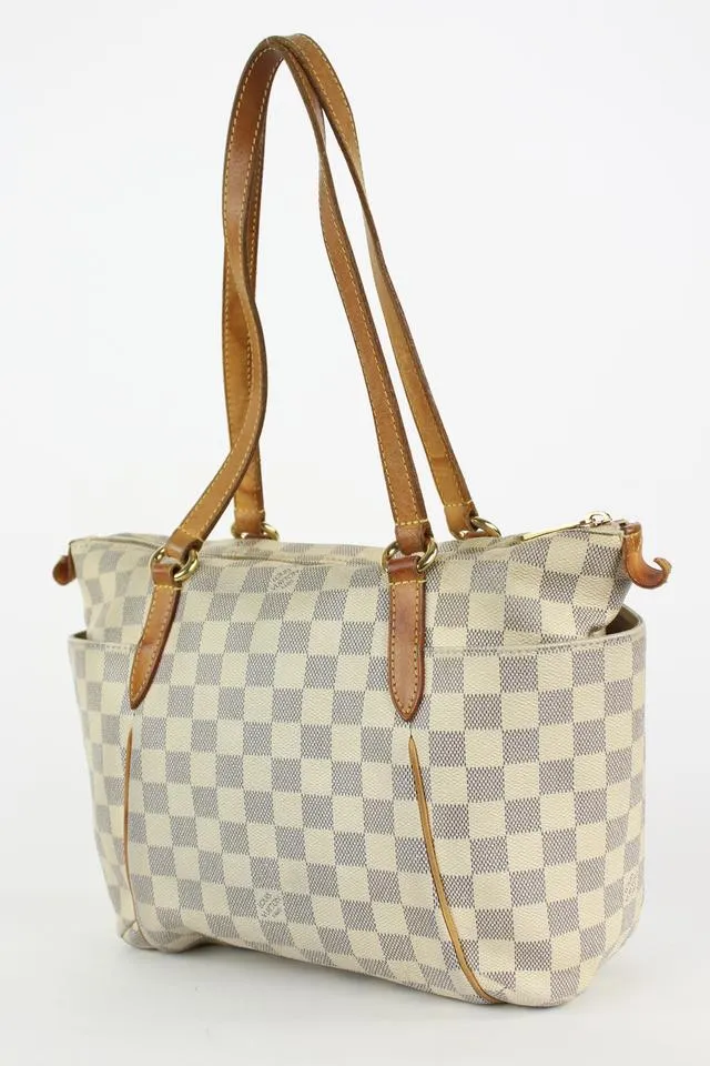 Louis Vuitton Damier Azur Totally PM Zip Tote 11lvs1230
