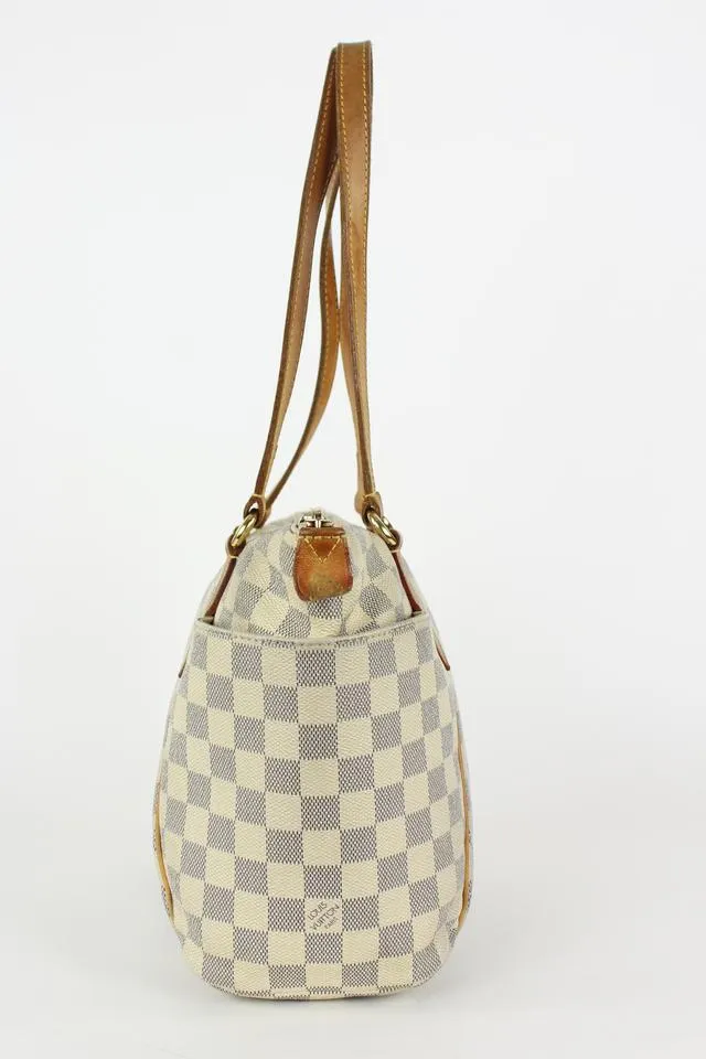 Louis Vuitton Damier Azur Totally PM Zip Tote 11lvs1230