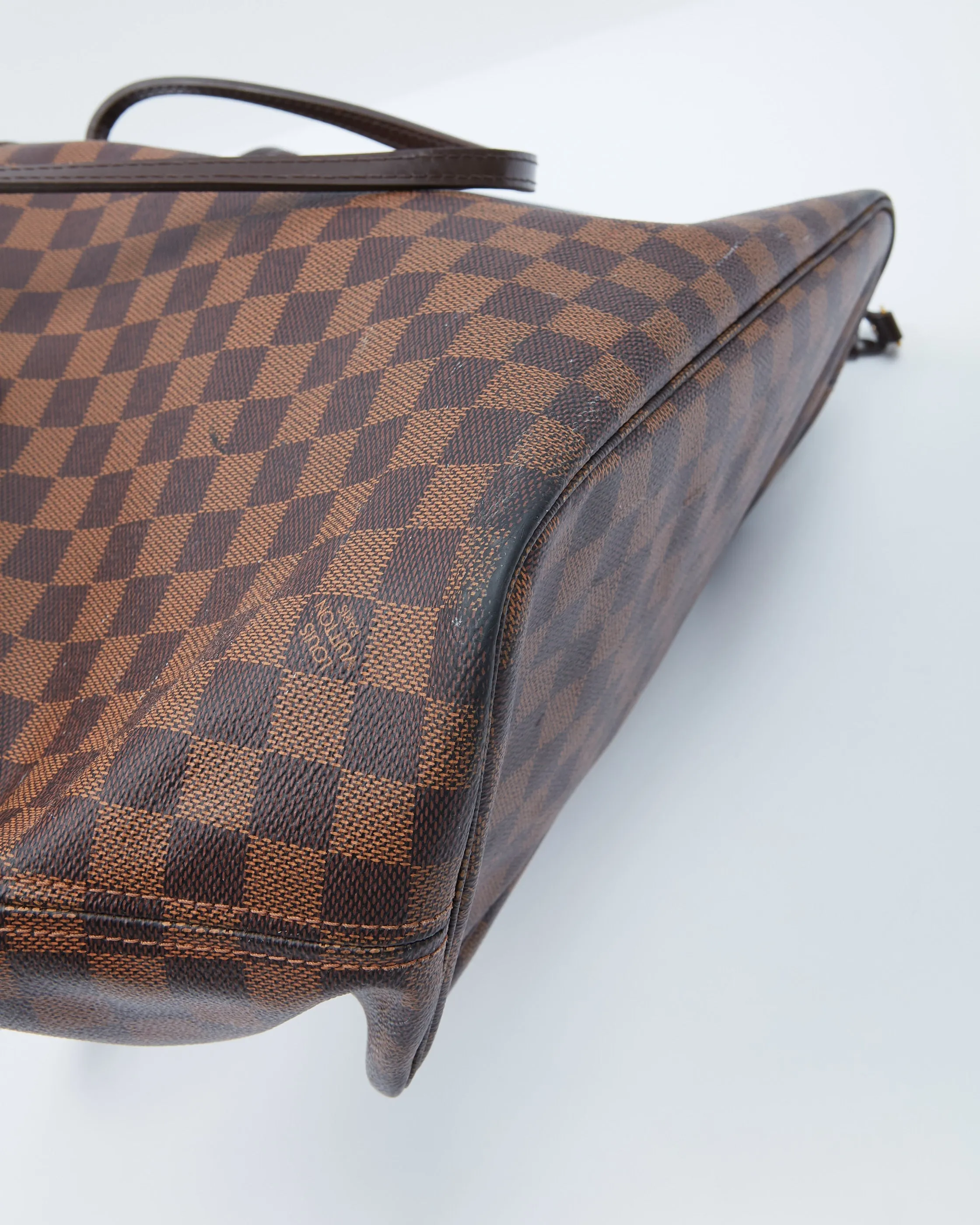 Louis Vuitton Damier Ebene Canvas Neverfull MM Tote Bag NO POUCH
