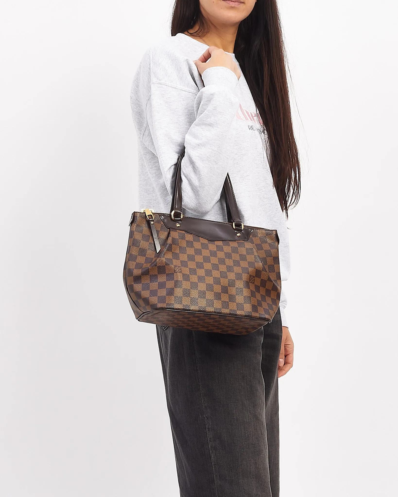 Louis Vuitton Damier Ebene Canvas Westminister PM Bag