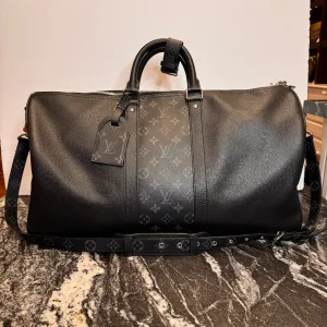 Louis Vuitton Keepall 45 Duffle Bag Black/Charcoal Monogram