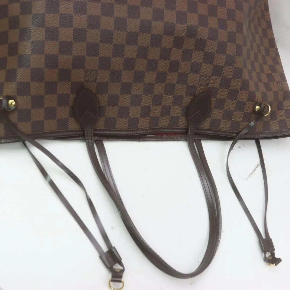 Louis Vuitton Large Damier Ebene Neverfull GM Tote Bag 862442