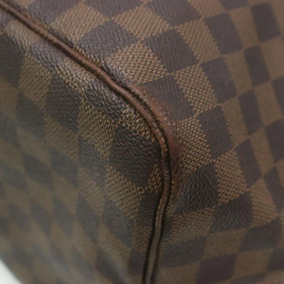 Louis Vuitton Large Damier Ebene Neverfull GM Tote Bag 862442