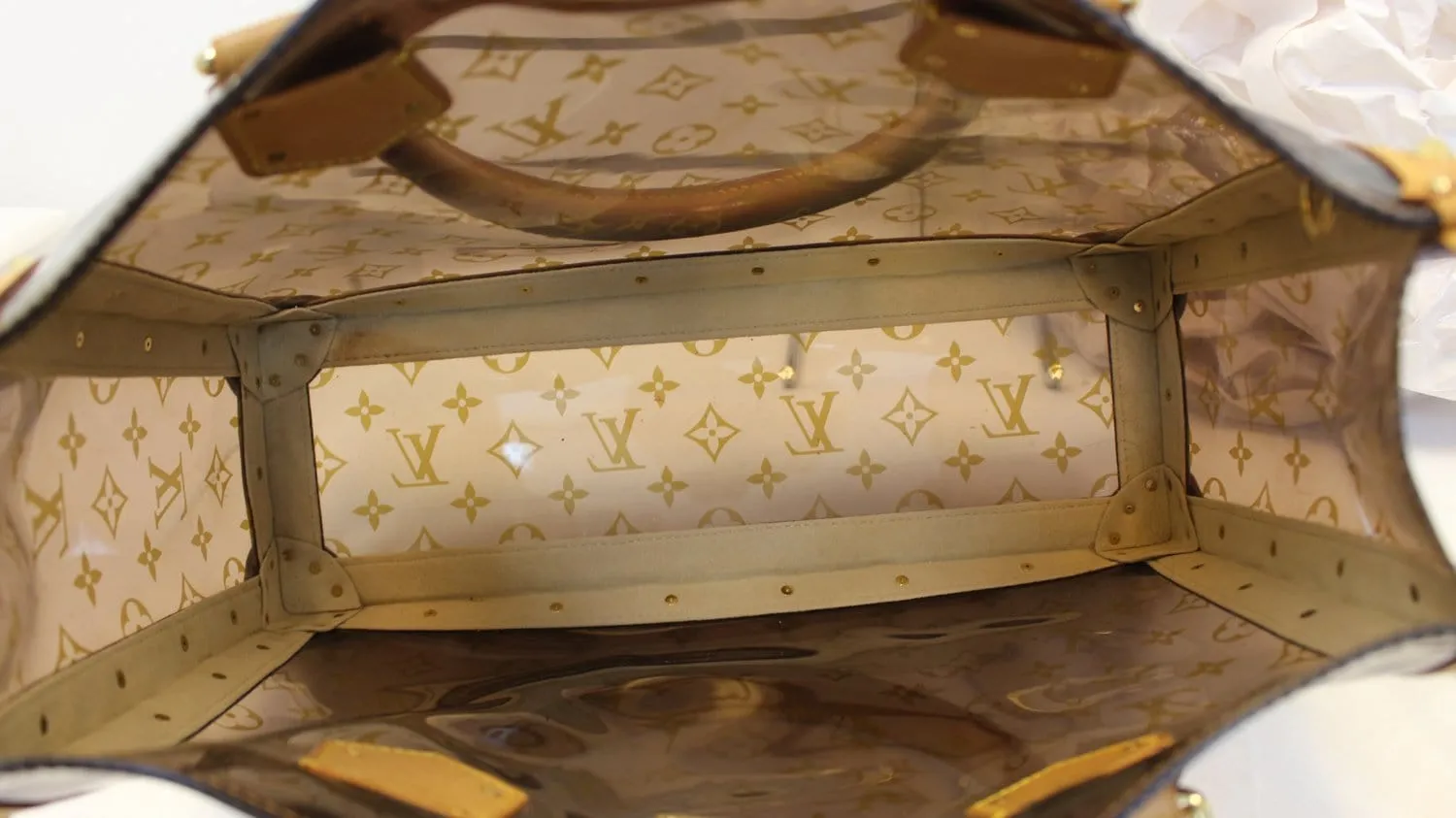 LOUIS VUITTON Limited Edition Monogram Ambre Neo Cabas MM Bag