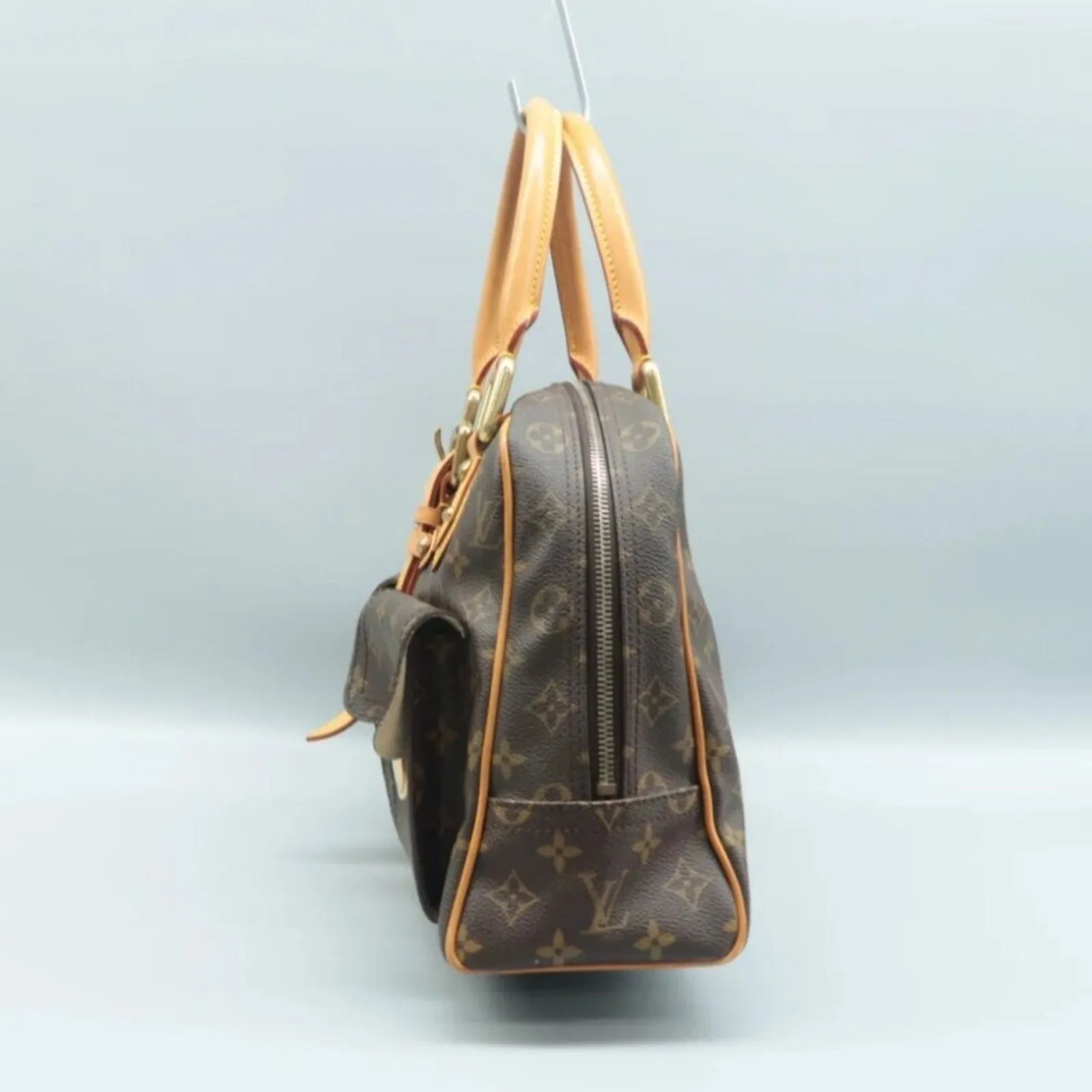 Louis Vuitton Manhattan Brown Monogram Canvas Tote Bag