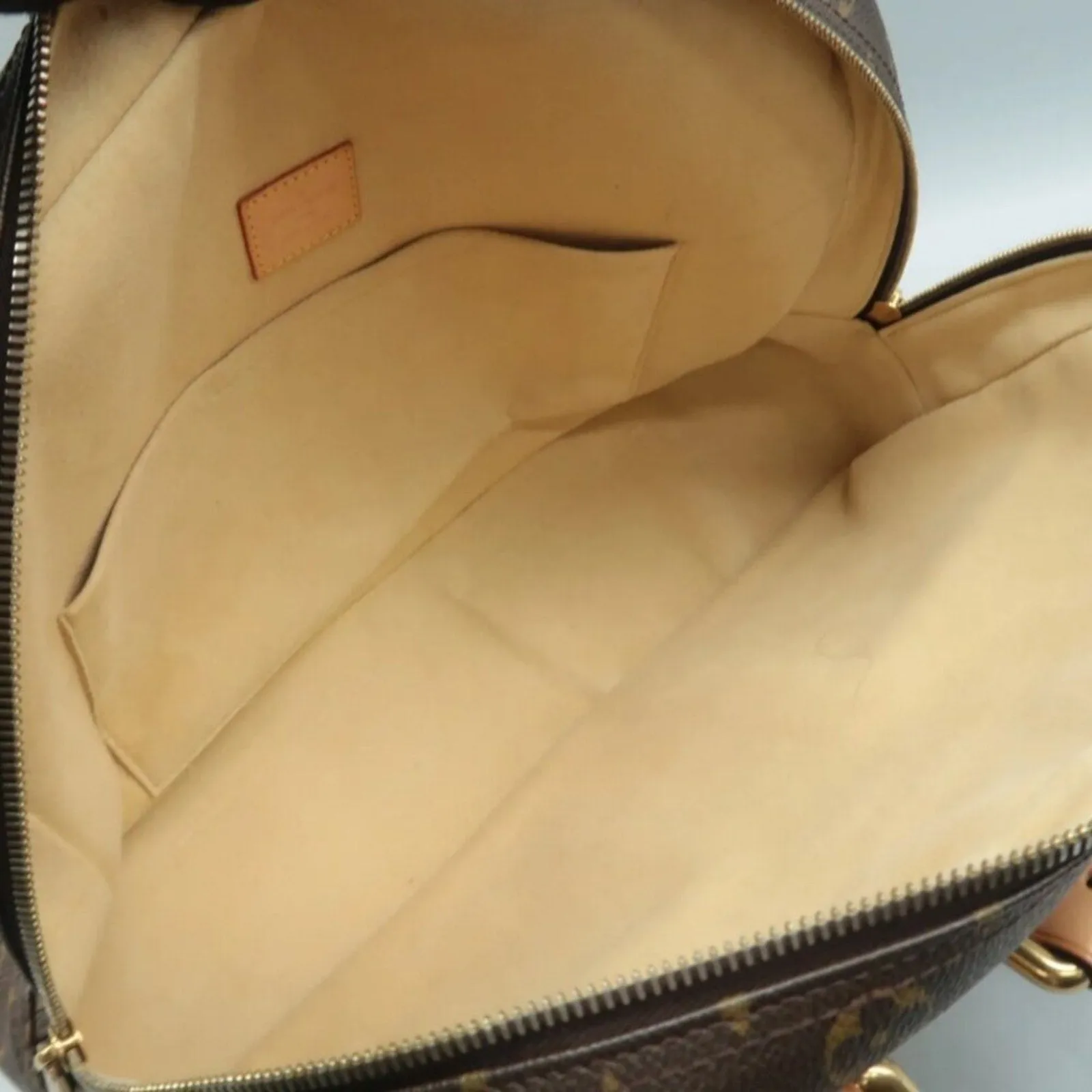 Louis Vuitton Manhattan Brown Monogram Canvas Tote Bag