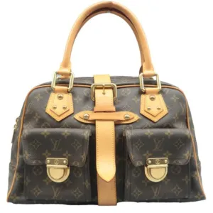 Louis Vuitton Manhattan Brown Monogram Canvas Tote Bag