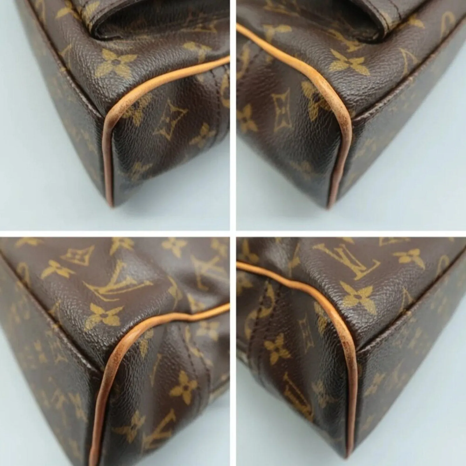 Louis Vuitton Manhattan Brown Monogram Canvas Tote Bag