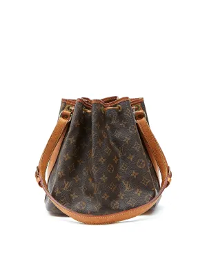 Louis Vuitton Monogram Canvas PM Noe Bucket Bag