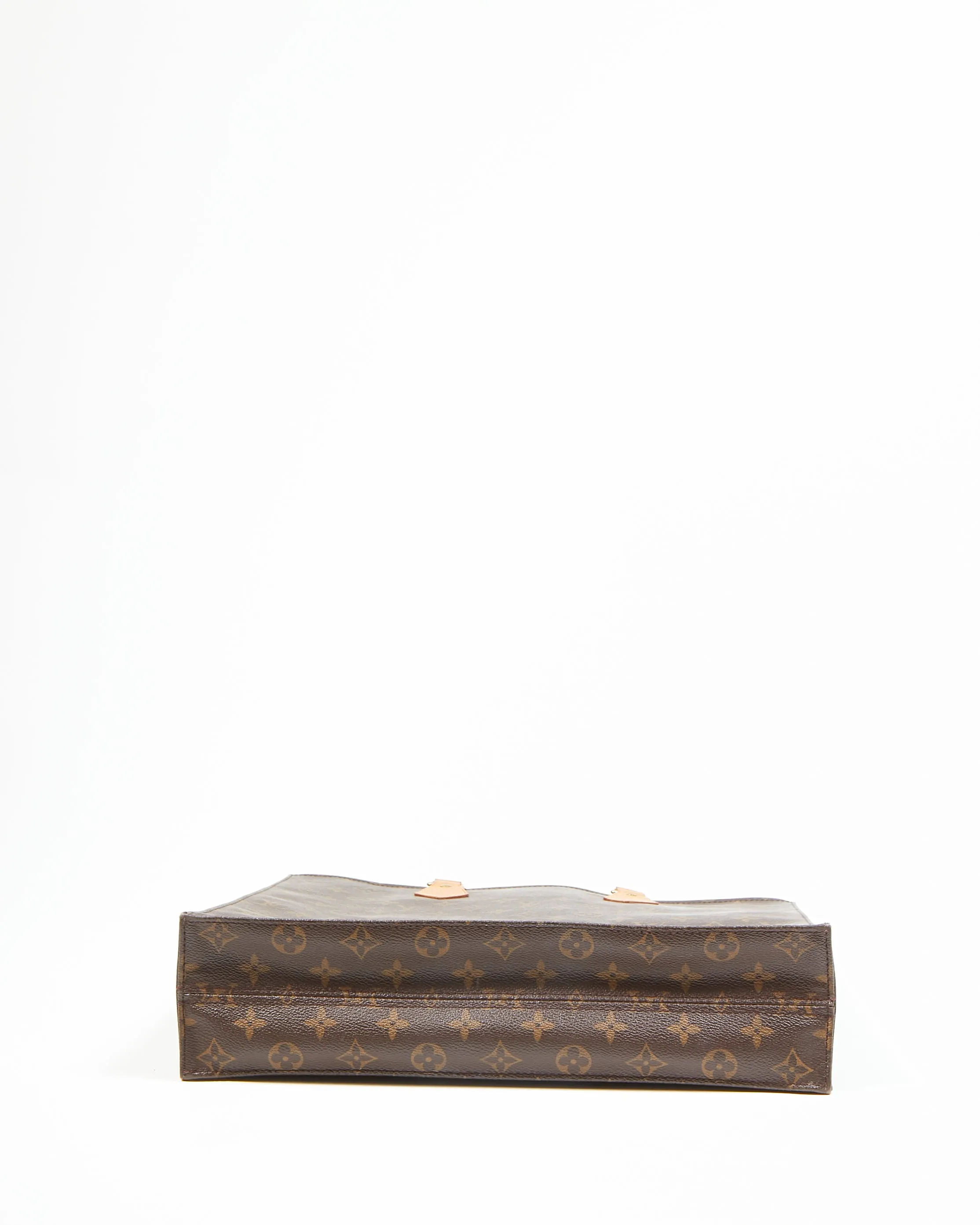 Louis Vuitton Monogram Canvas Sac Plat Top Handle Bag
