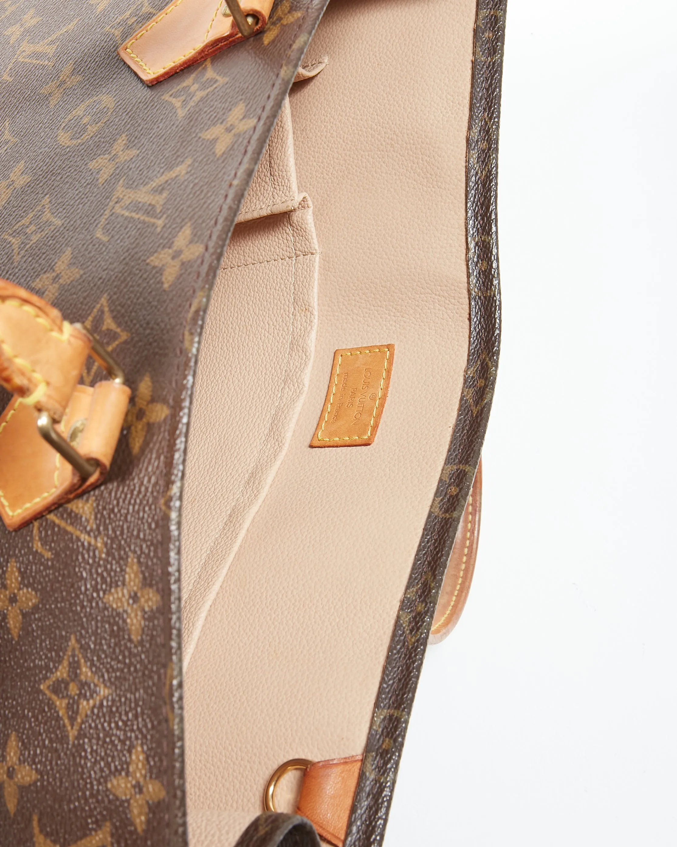 Louis Vuitton Monogram Canvas Sac Plat Top Handle Bag