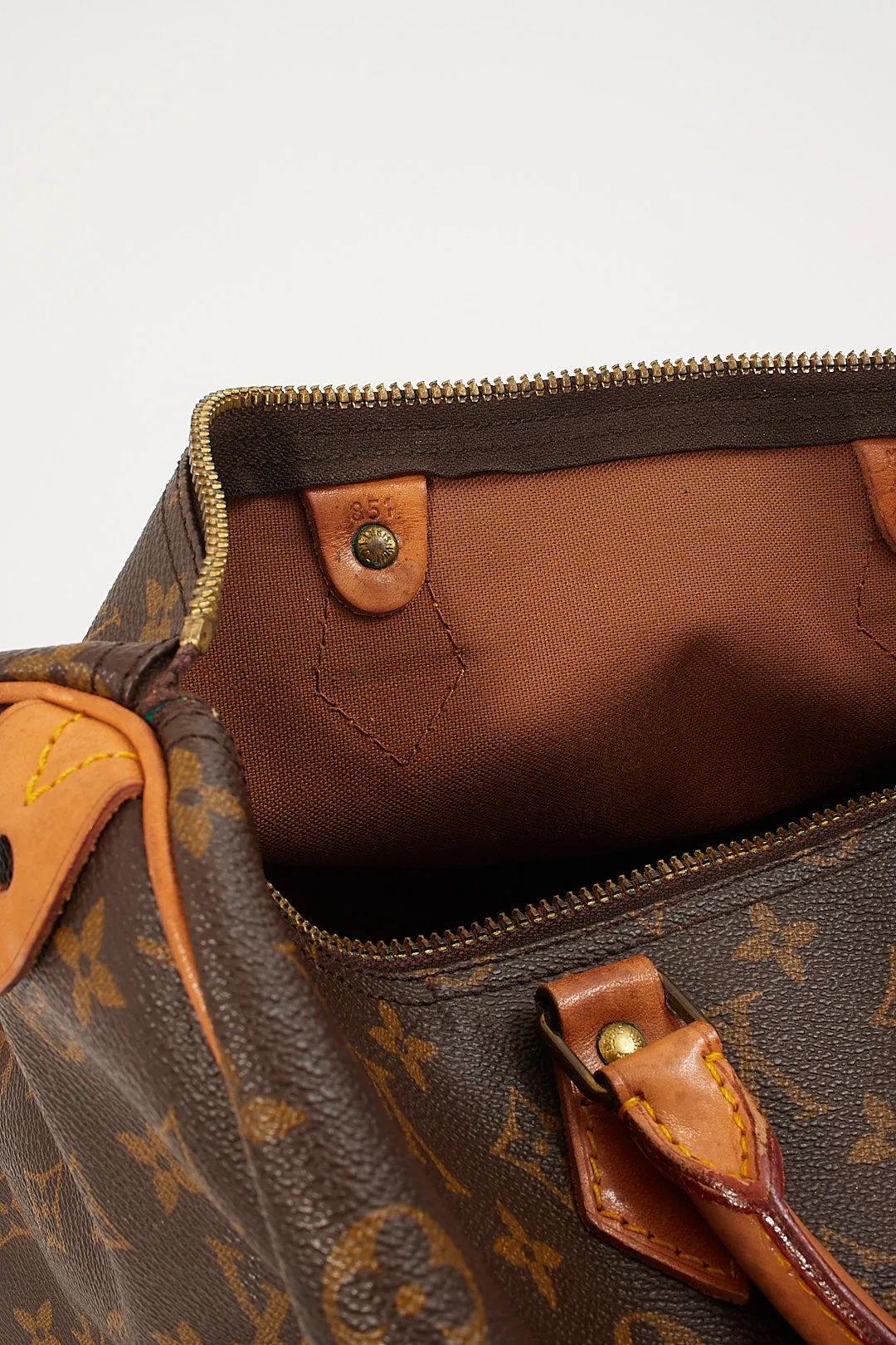 Louis Vuitton Monogram Canvas Speedy 35 Bag