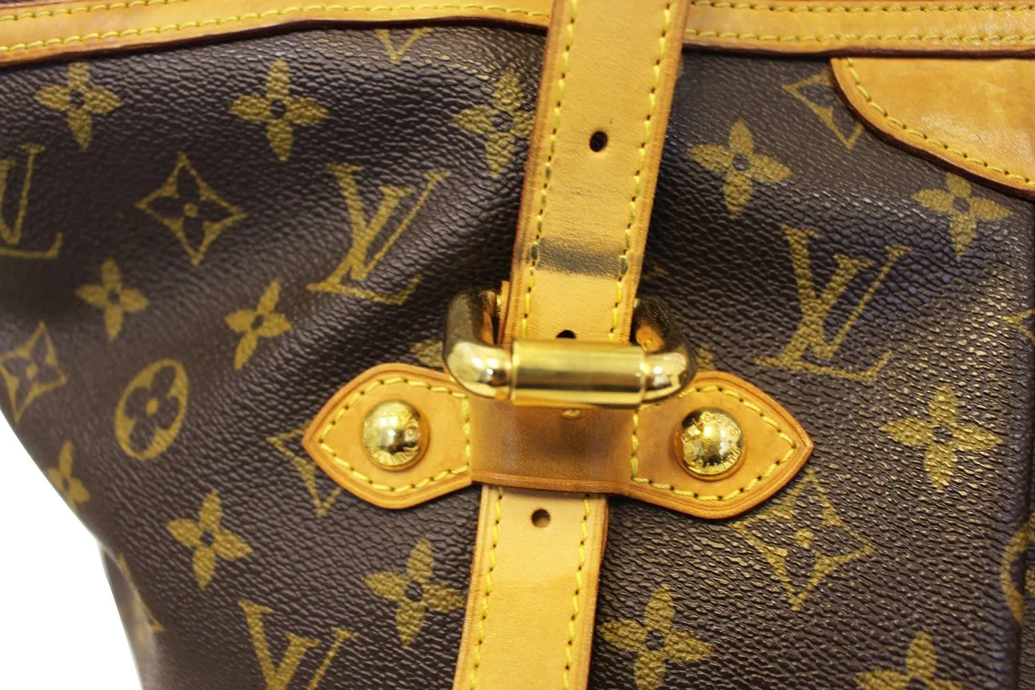 LOUIS VUITTON Monogram Palermo GM Tote Shoulder Bag