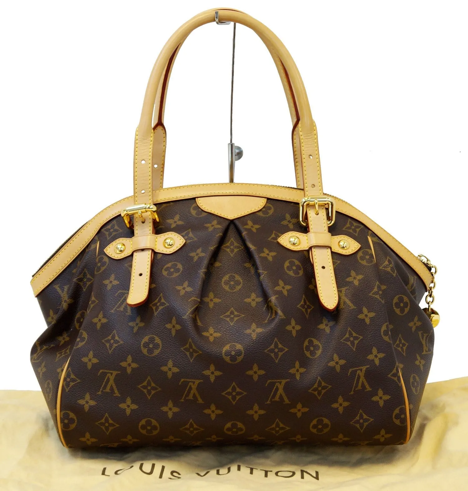 LOUIS VUITTON Monogram Tivoli GM Brown Tote Bag