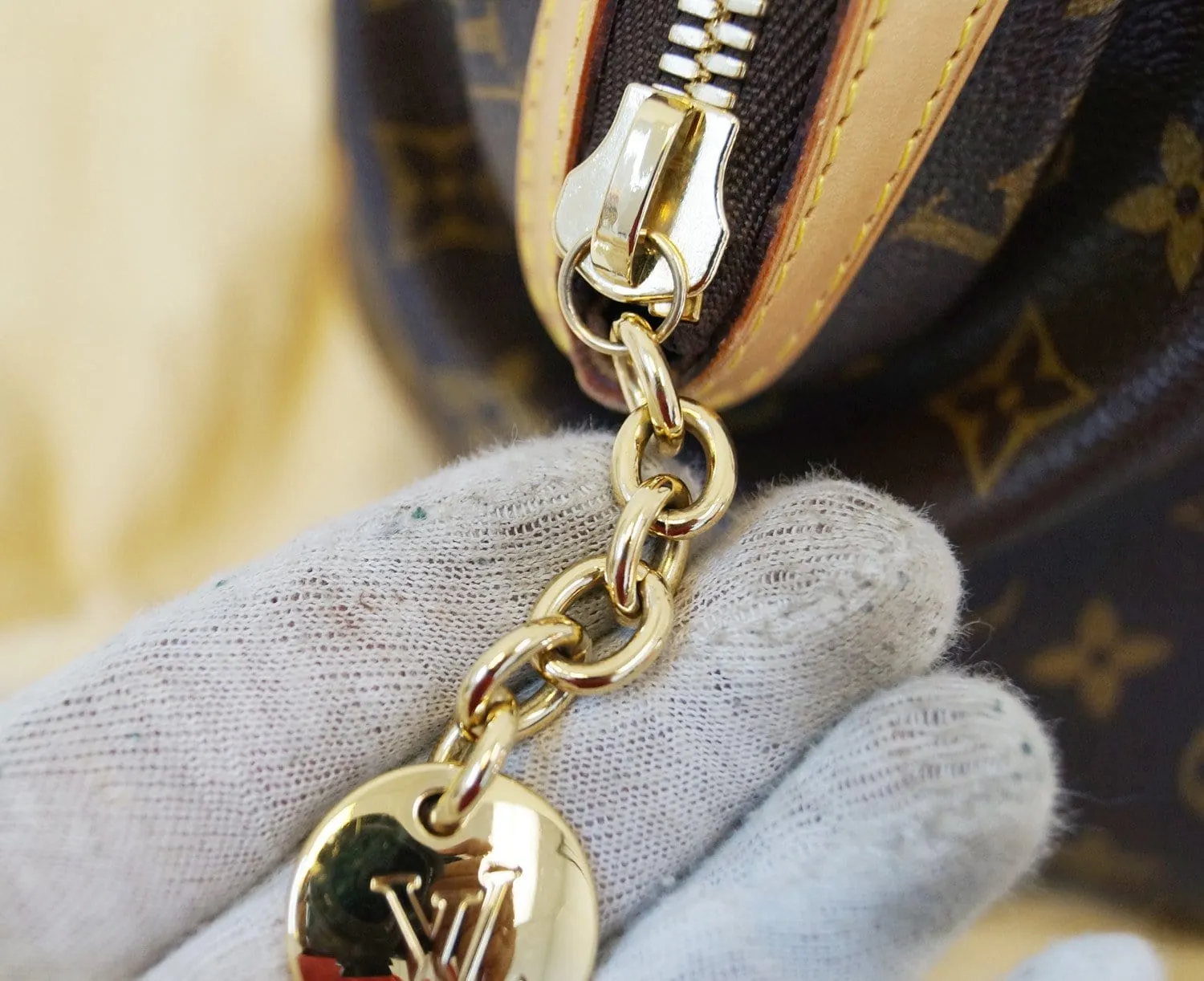 LOUIS VUITTON Monogram Tivoli GM Brown Tote Bag