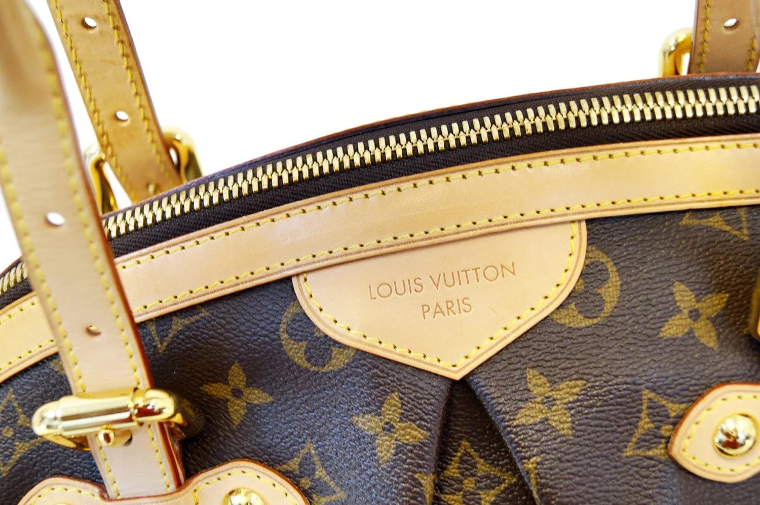 LOUIS VUITTON Monogram Tivoli GM Brown Tote Bag