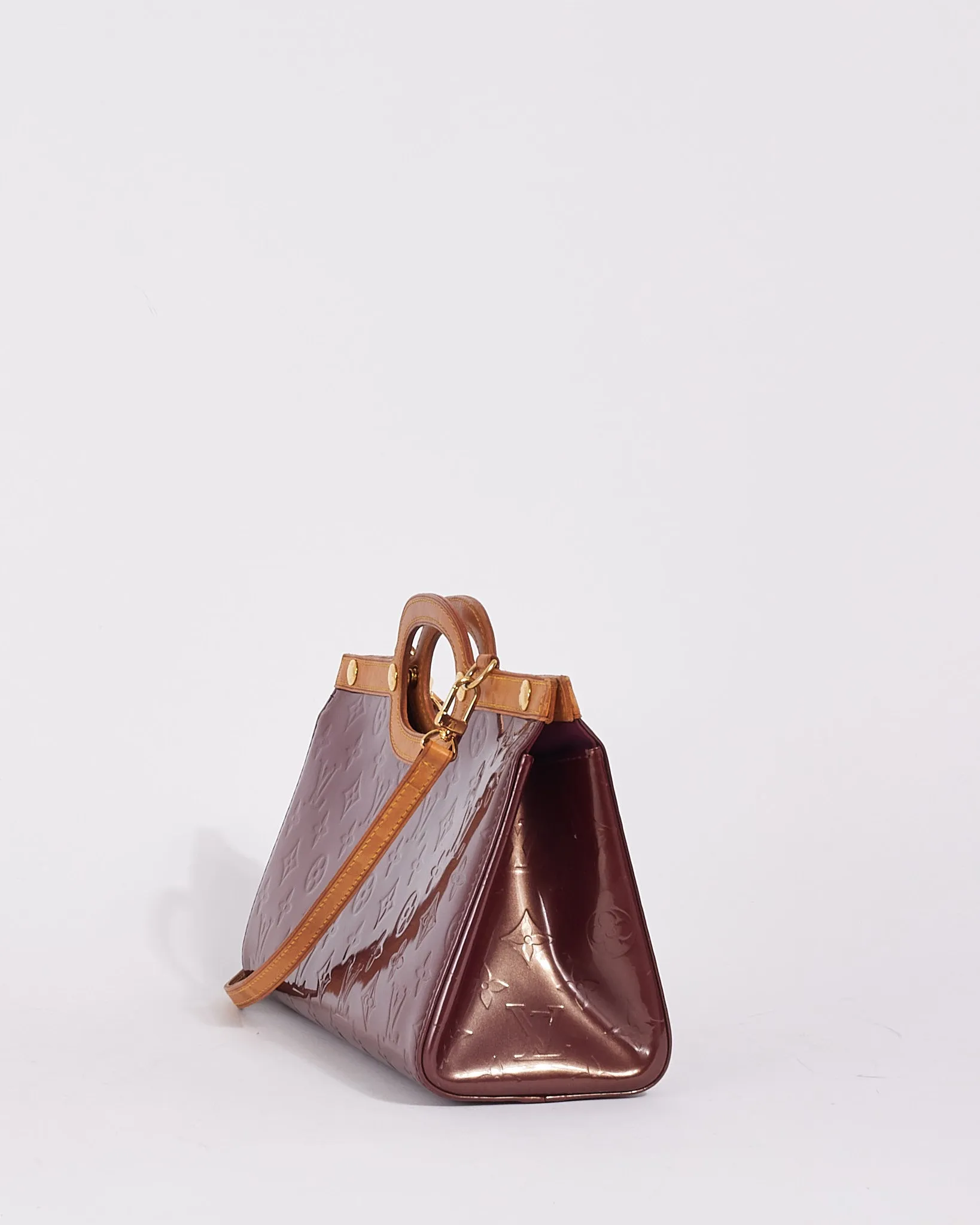 Louis Vuitton Purple (Violet) Monogram Vernis Roxbury Drive 2way Tote