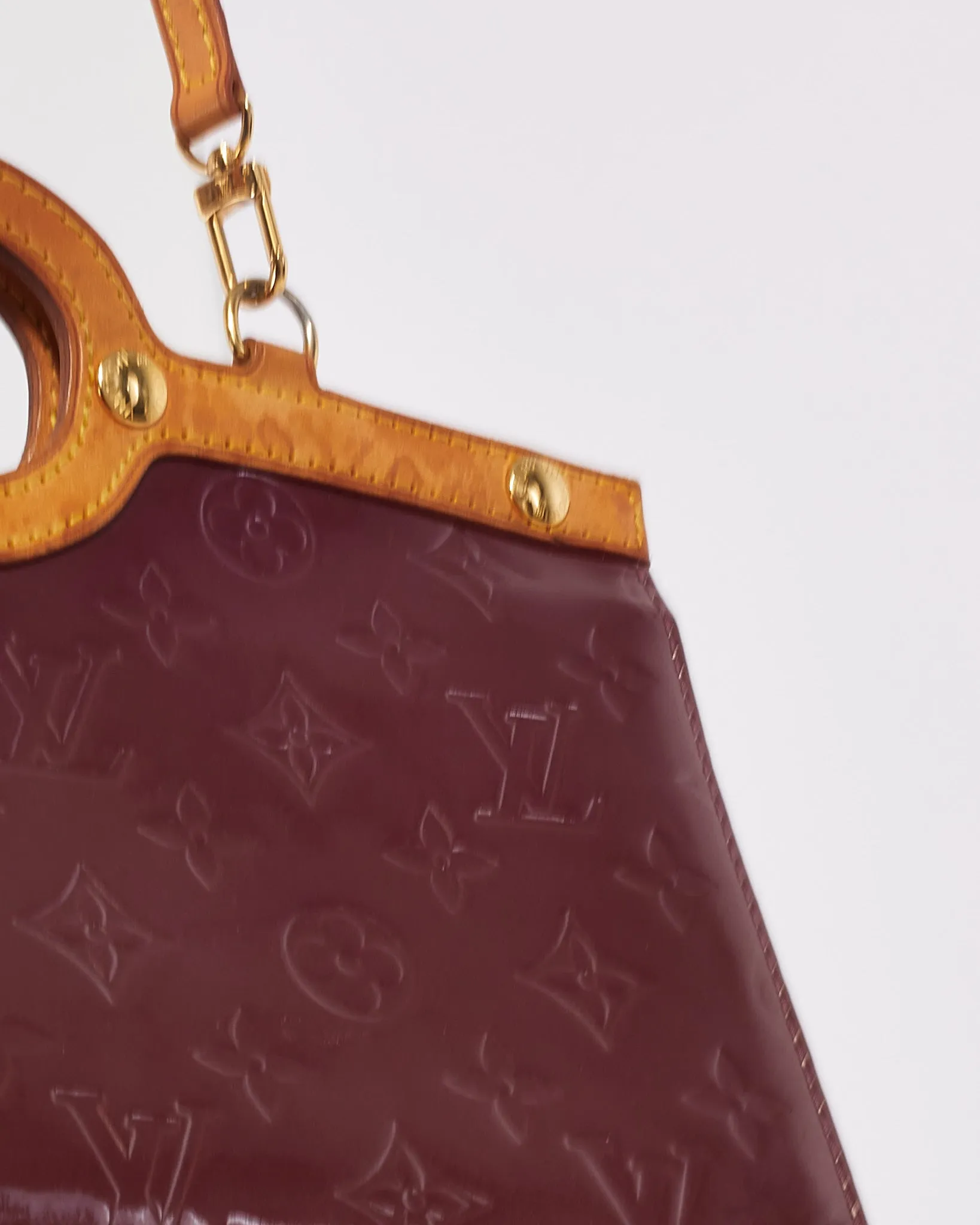 Louis Vuitton Purple (Violet) Monogram Vernis Roxbury Drive 2way Tote