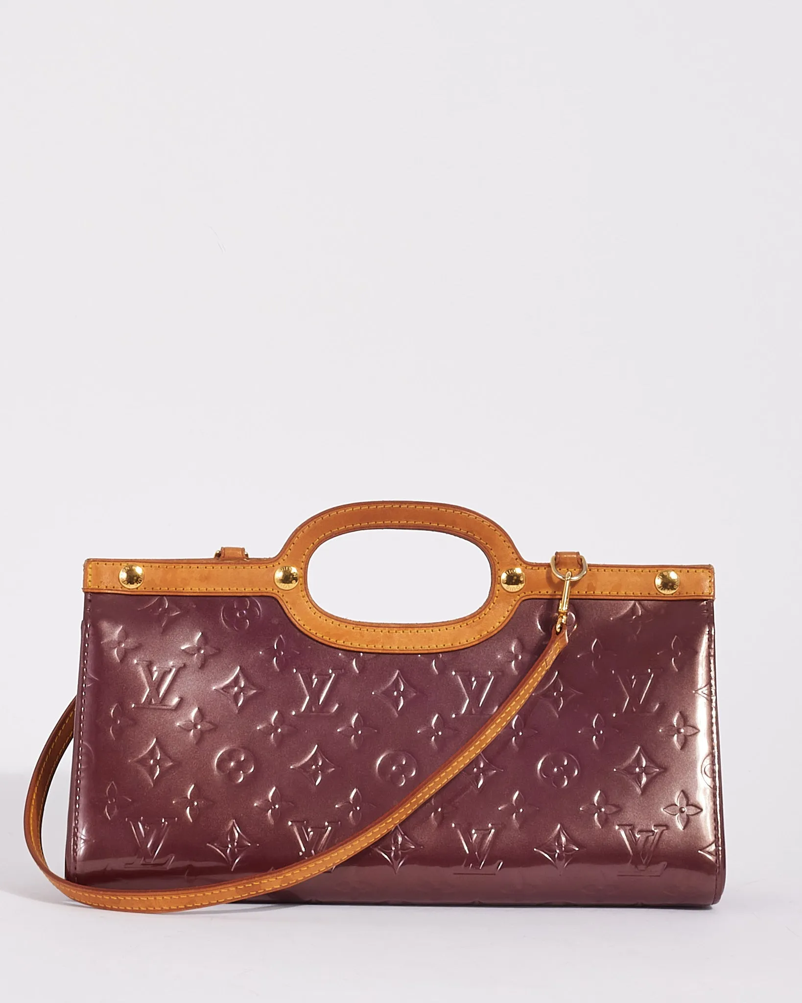 Louis Vuitton Purple (Violet) Monogram Vernis Roxbury Drive 2way Tote