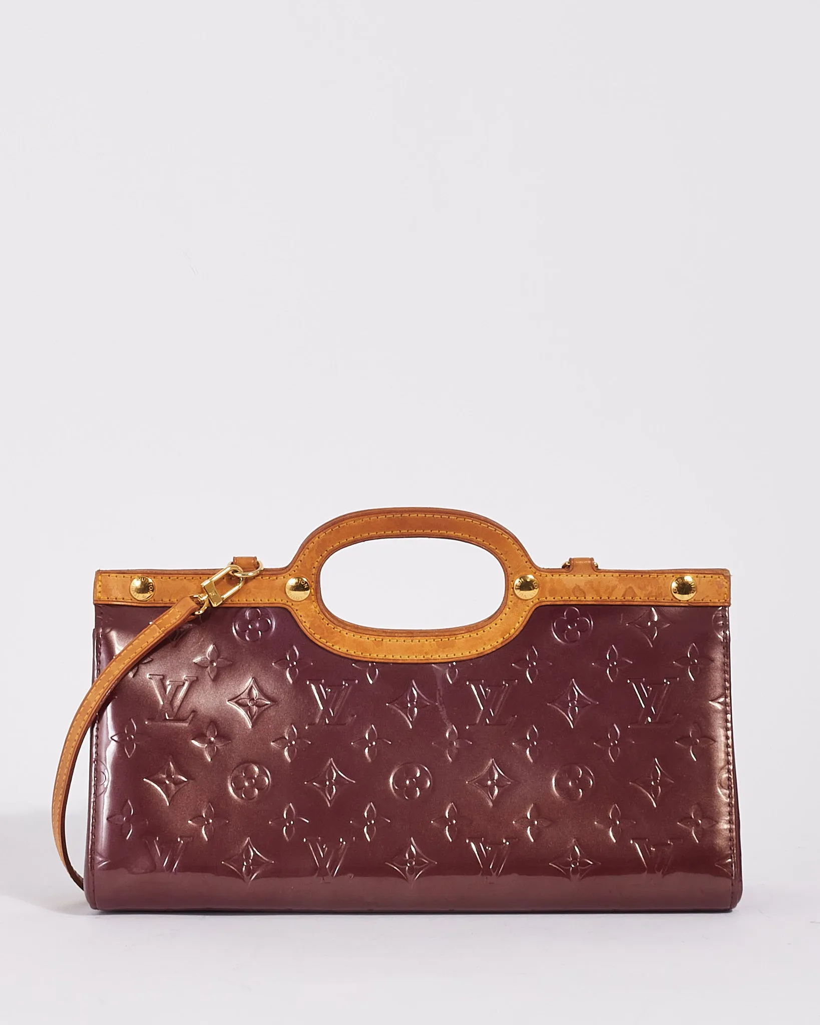 Louis Vuitton Purple (Violet) Monogram Vernis Roxbury Drive 2way Tote