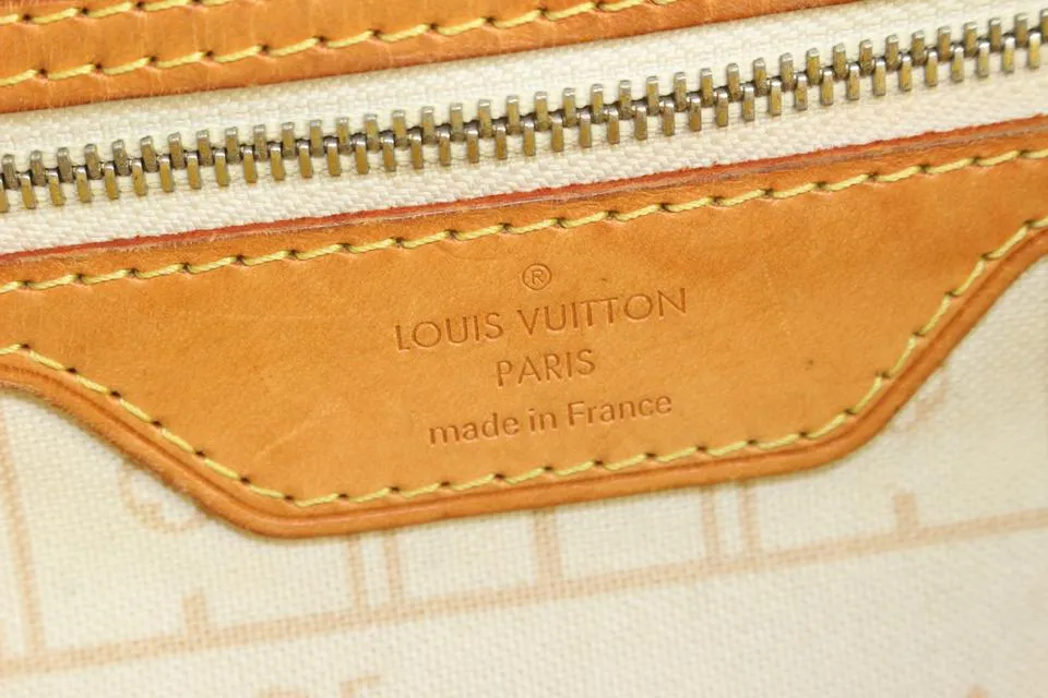 Louis Vuitton Small Damier Azur Neverfull PM Tote Bag 1lv53a