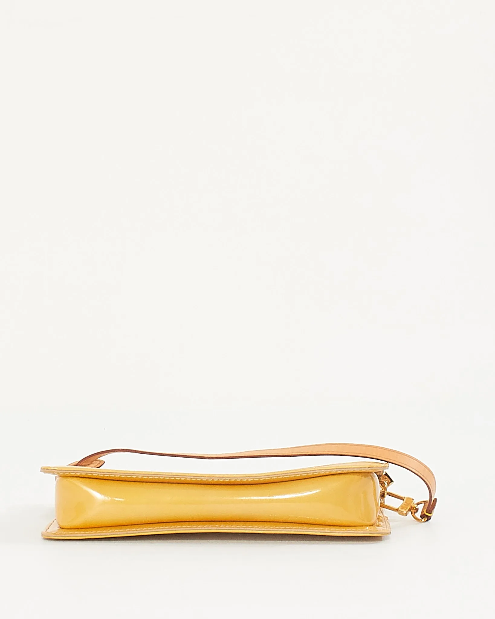 Louis Vuitton Yellow Monogram Vernis Lexington Pochette Bag